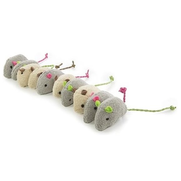 SmartyKat (10 Count) Skitter Critters Value Pack Catnip Toys - Picture 2 of 3